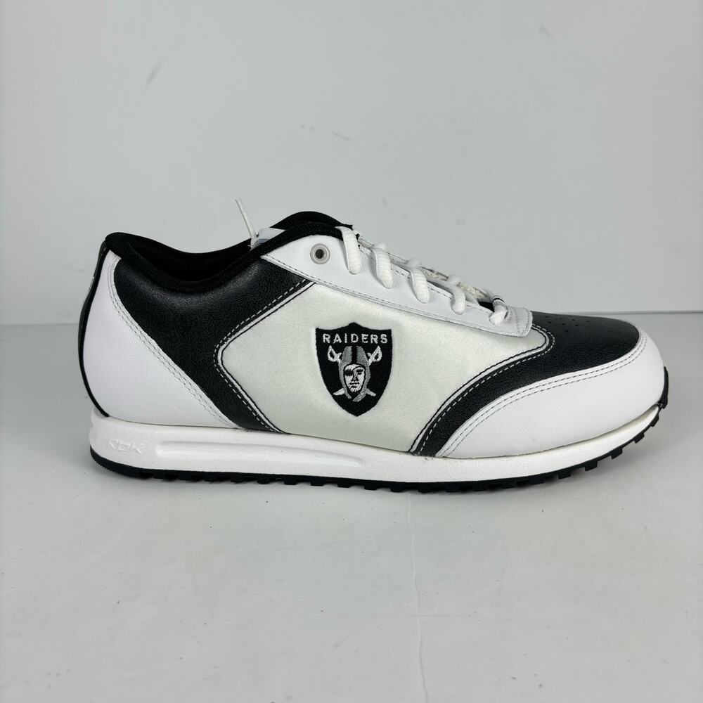 VTG Reebok NFL Passion Oakland Raiders Shoes Women's 8 Deadstock NOS 35-721598